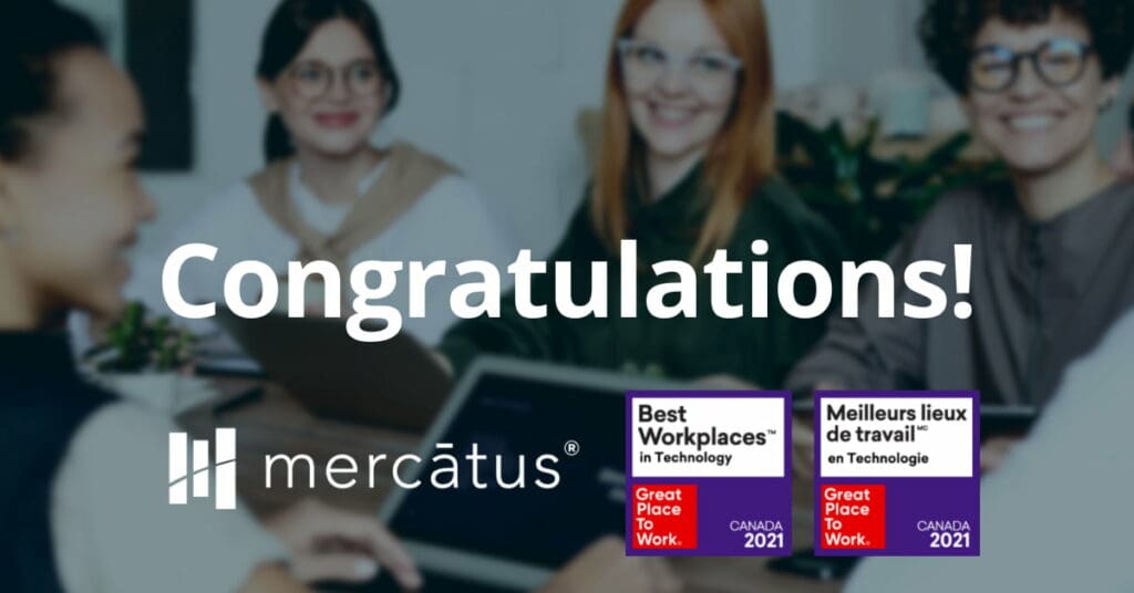 Mercatus made it to the 2021 List of Best Workplaces™ in Technology