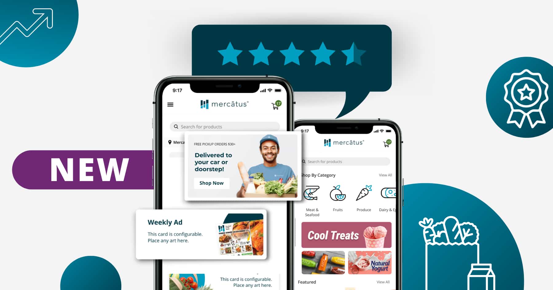 mobile grocery app launch guide featuring Mercatus Mobile