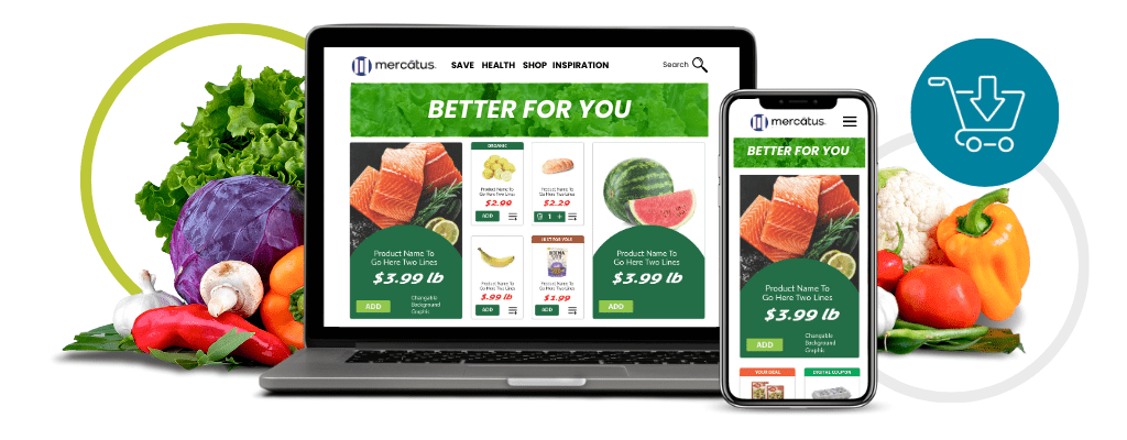 Online grocery store marketing