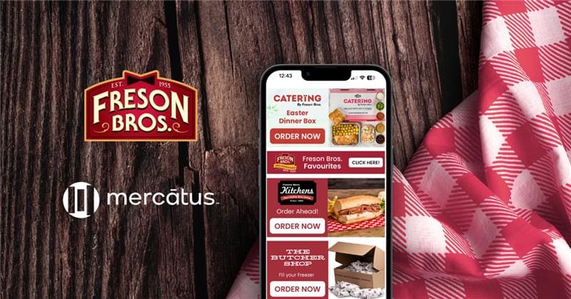 Freson Bros. Mobile app experience powered by Mercatus