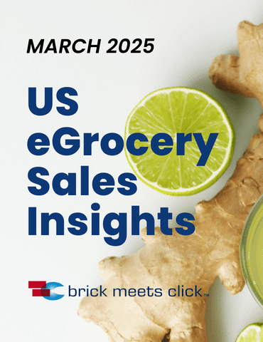 US Online Grocery Sales March 2025