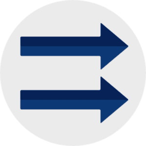 Two arrows pointing right